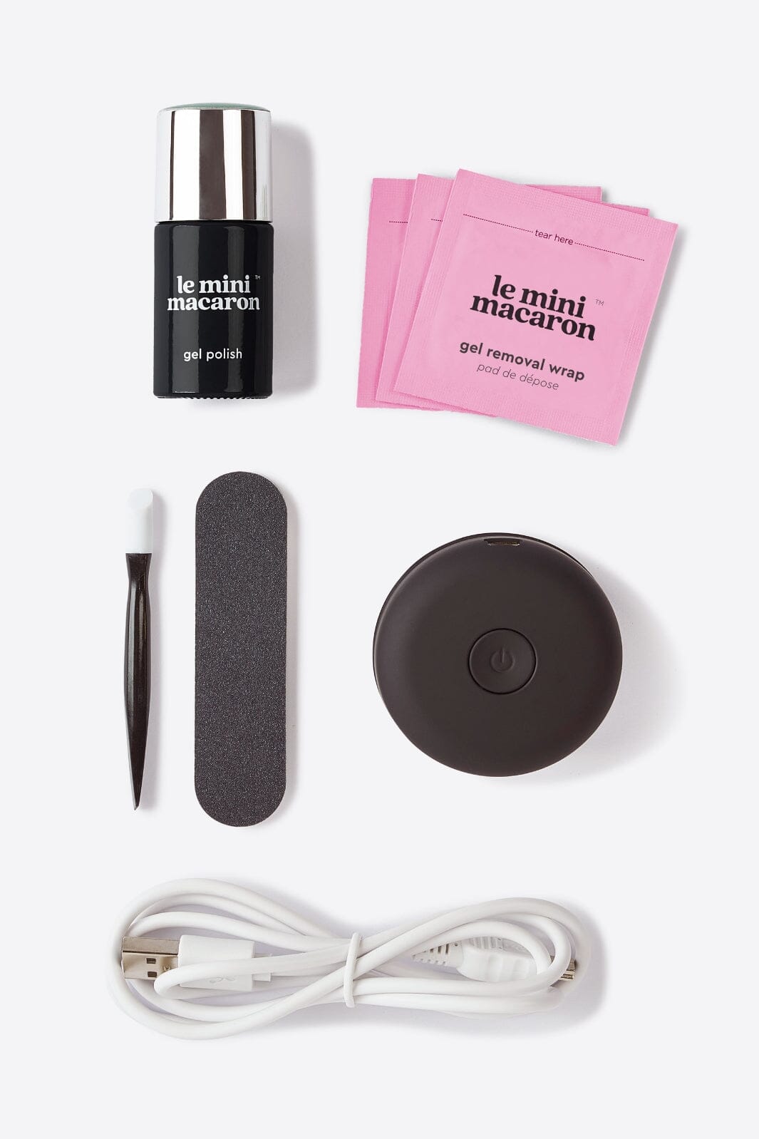 Le Mini Macaron - Gel Manicure Kit KIT016 - Licorice