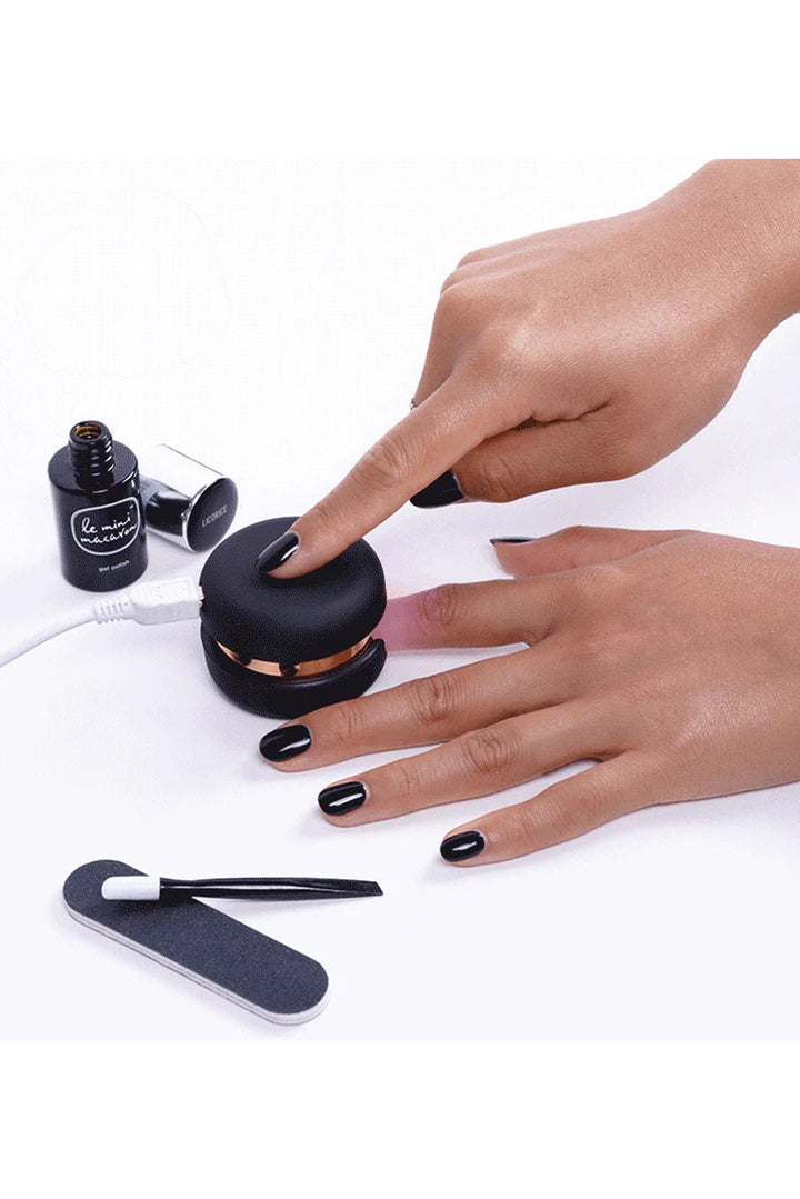 Le Mini Macaron - Gel Manicure Kit KIT016 - Licorice