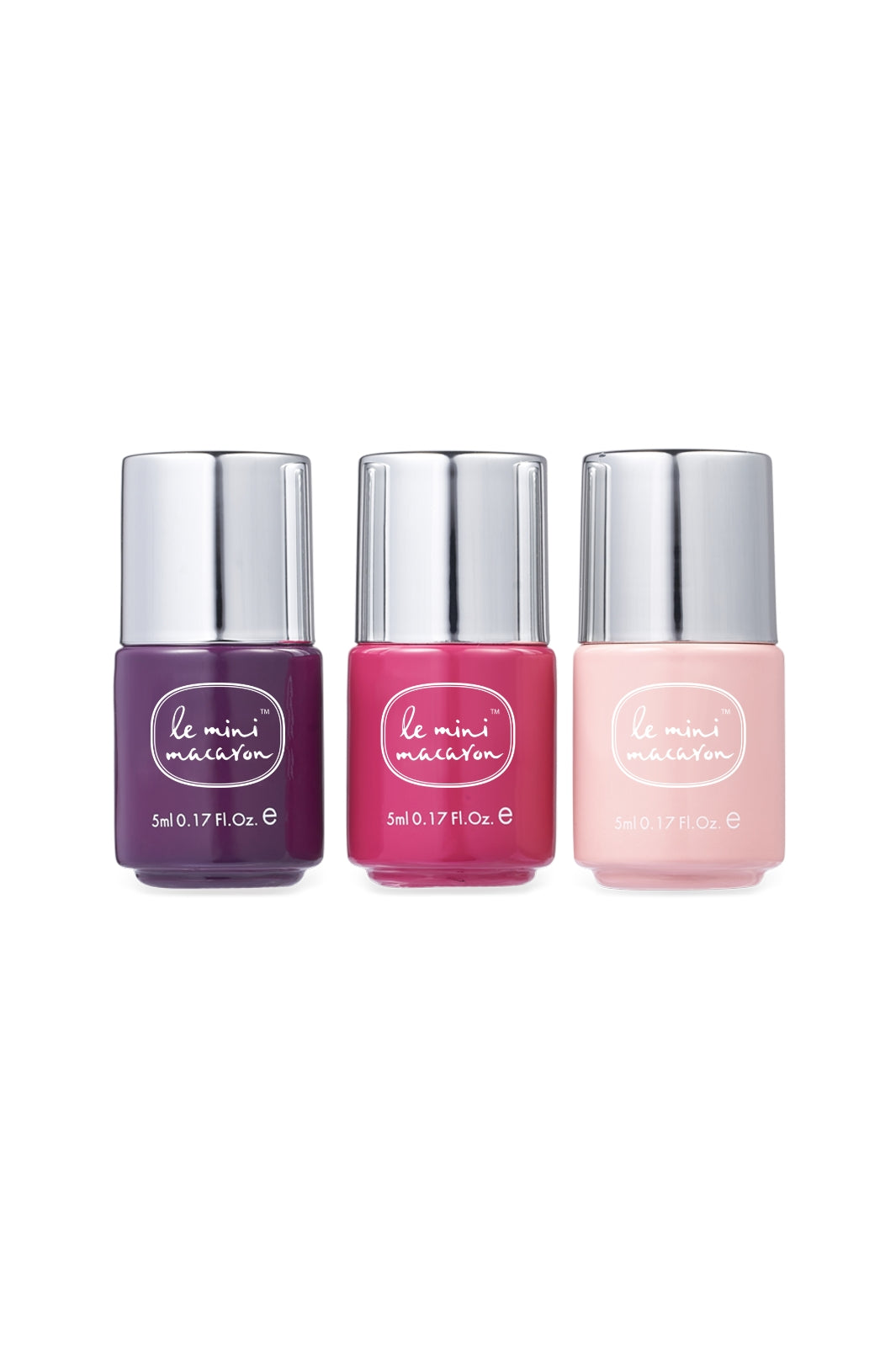 Le Mini Macaron - Les Minis Trio Gel Polish - Berries & Cream