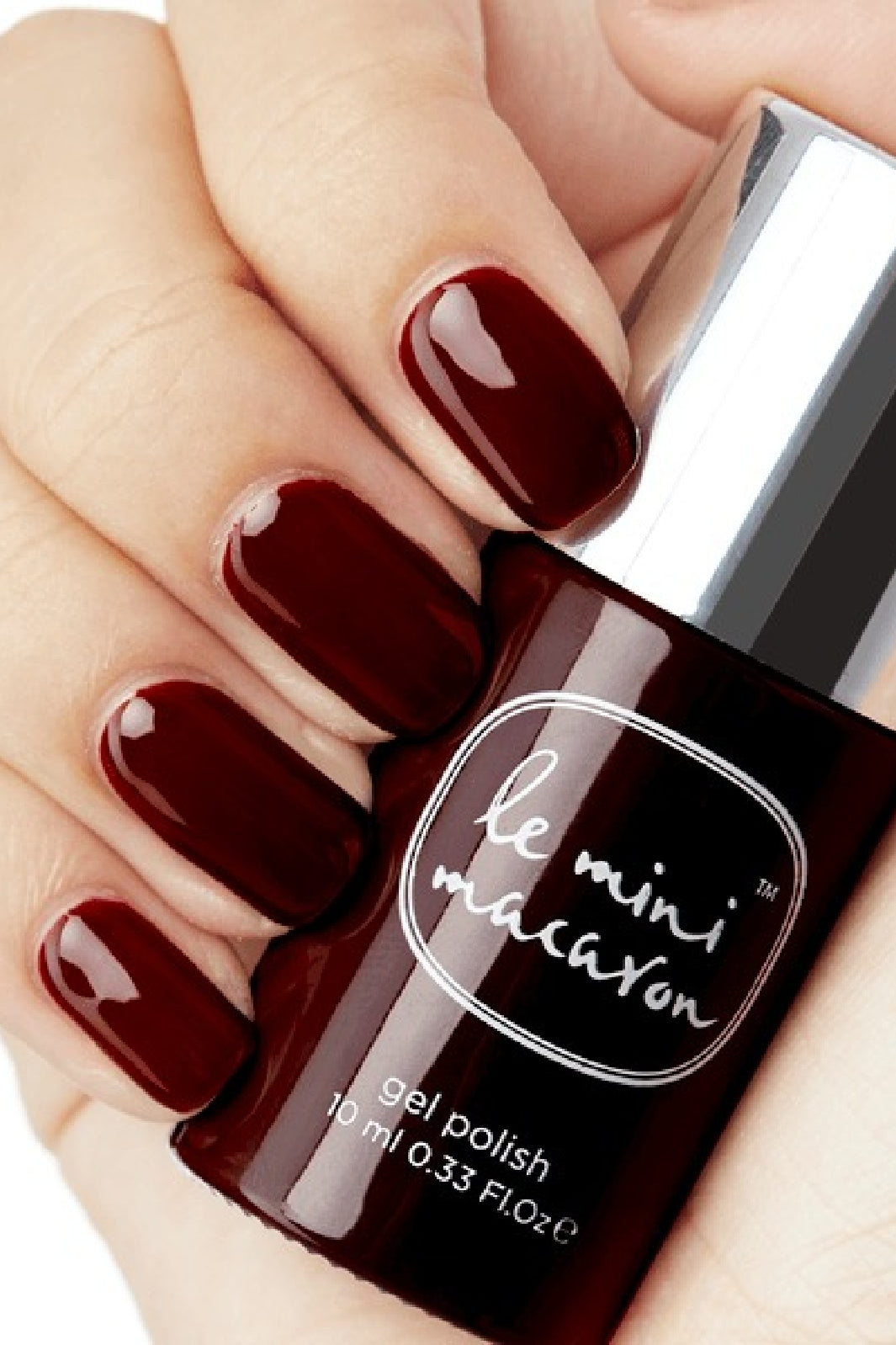 Le Mini Macaron - Neglelak Gel COL053 - Chocolate Cherry