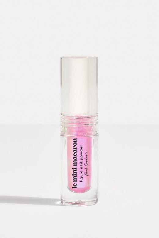Le Mini Macaron - Stardust Liquid Nail Powder - Pink Euphoria Neglelak 