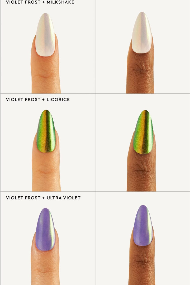 Le Mini Macaron LNP003 - Stardust Liquid Nail Powder LNP003 Violet Frost