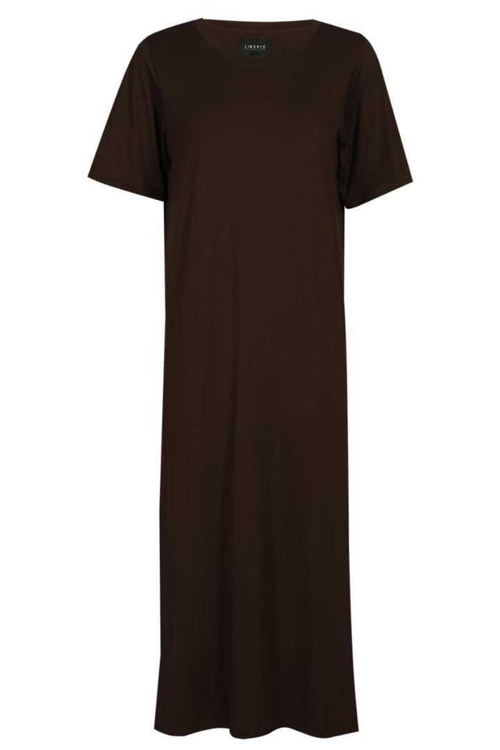 Liberte - Alma-Tshirt-Dress 9562 - Coffee Bean Kjoler 