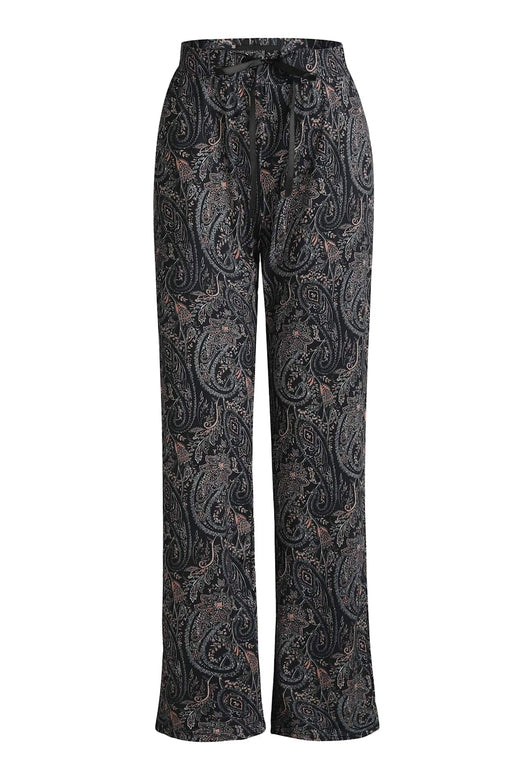 Liberte - Alma-Wide-Pants 9564 - Night Sky Paisley Bukser 
