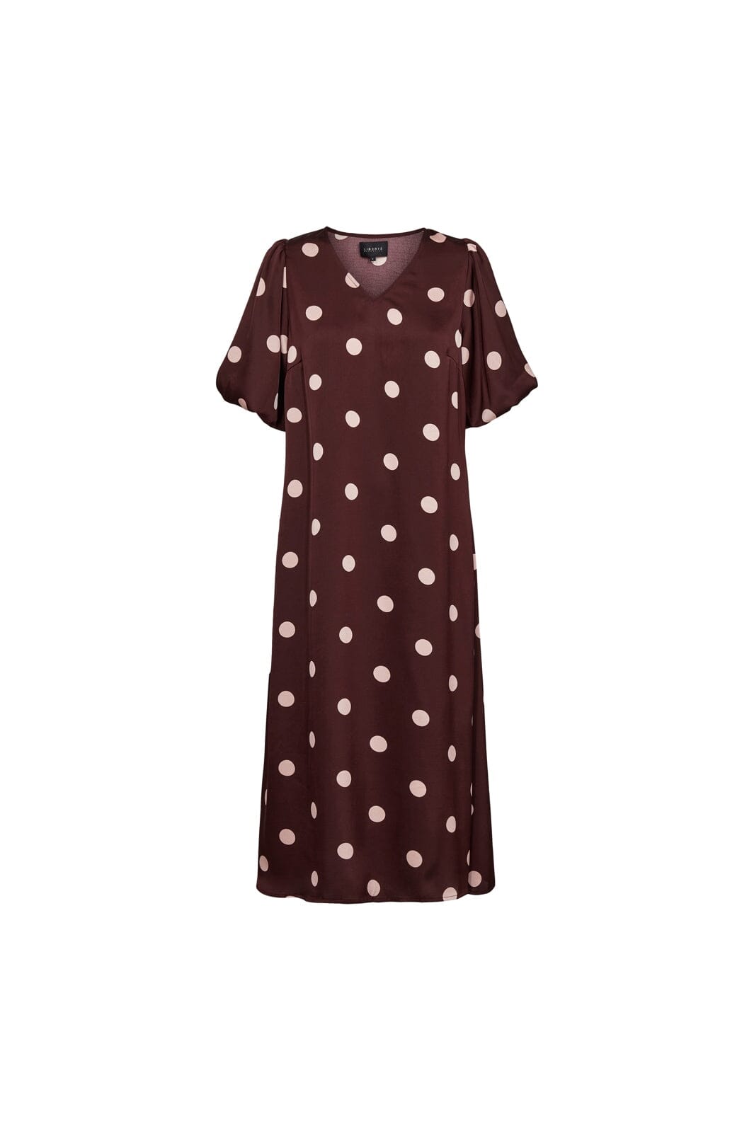 Liberte - Dotti Dress 22351 - Plum Rose Big Dot