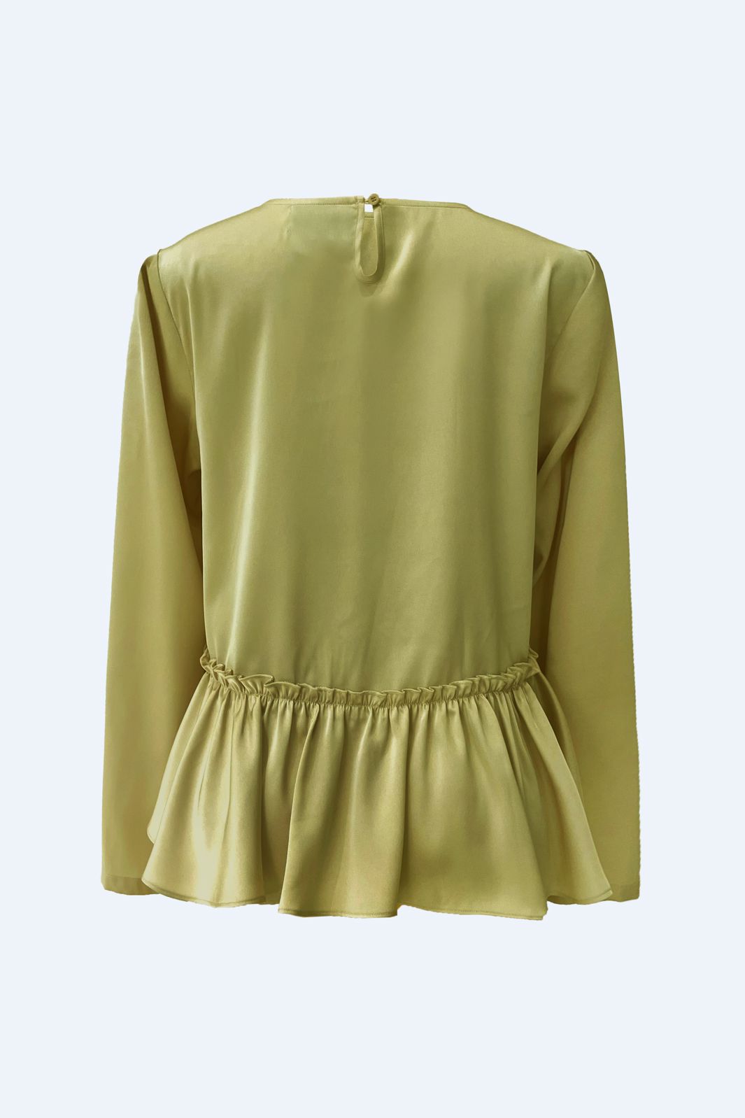 Liberte - Fie Ls Frill Blouse 22466 - Avocado