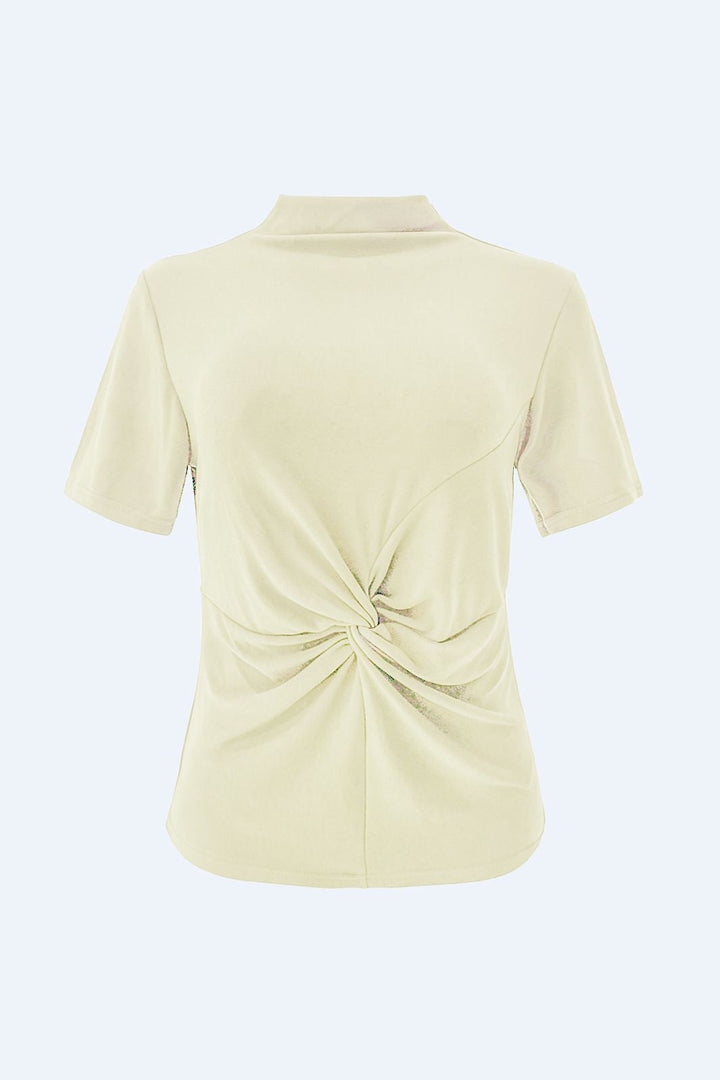 Liberte - Lise Ss Twist Top 22484 - Creme