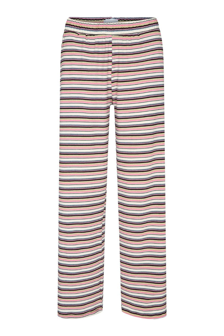 Liberte - Natalia-Pants - Pink Gold Lurex Stripe