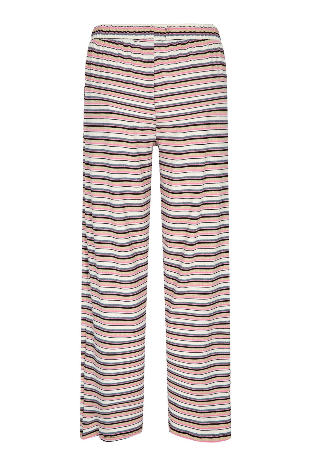 Liberte - Natalia-Pants - Pink Gold Lurex Stripe