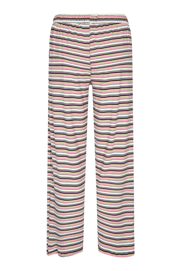 Liberte - Natalia-Pants - Pink Gold Lurex Stripe