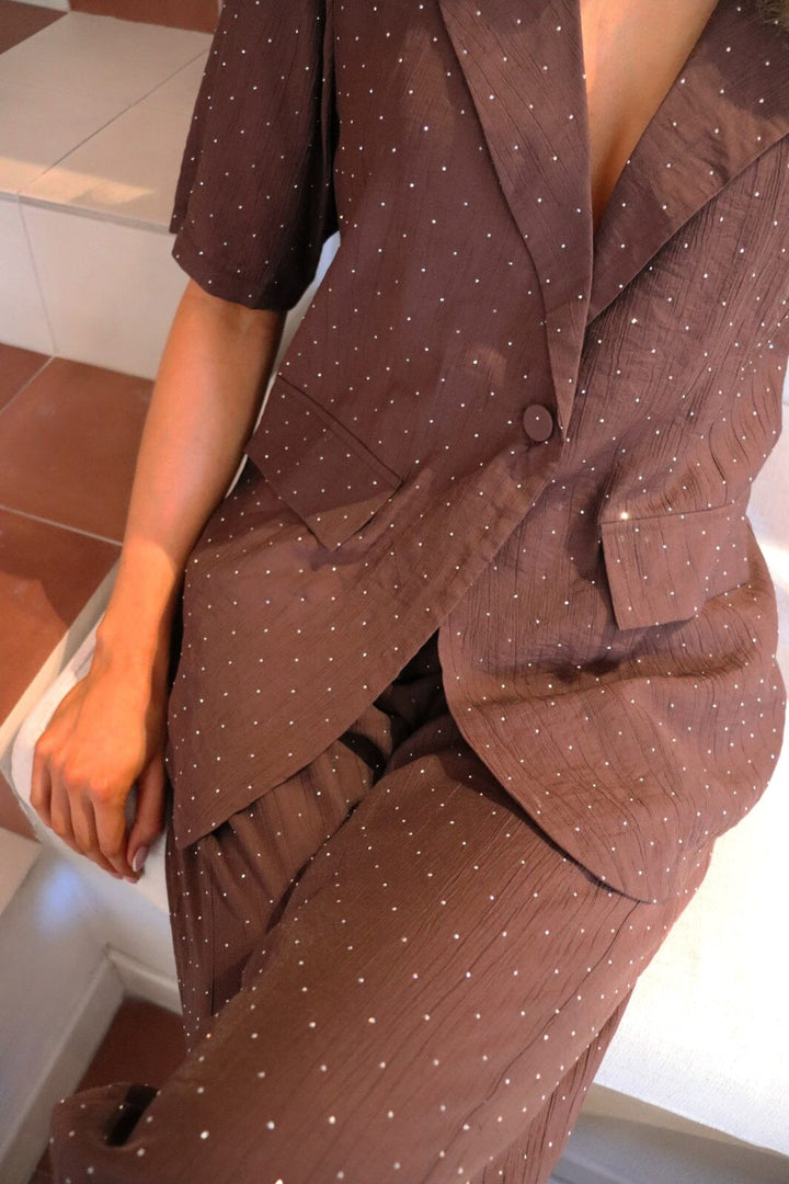 Liberte - Simi Ss Shirt 22242 - Choco Brown