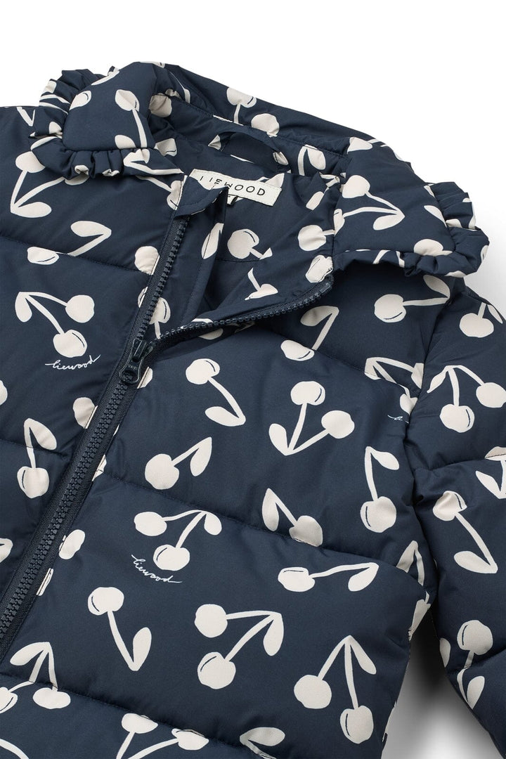 Liewood - Anemone Long Jacket LW20194 - Cherry blossom / Classic navy