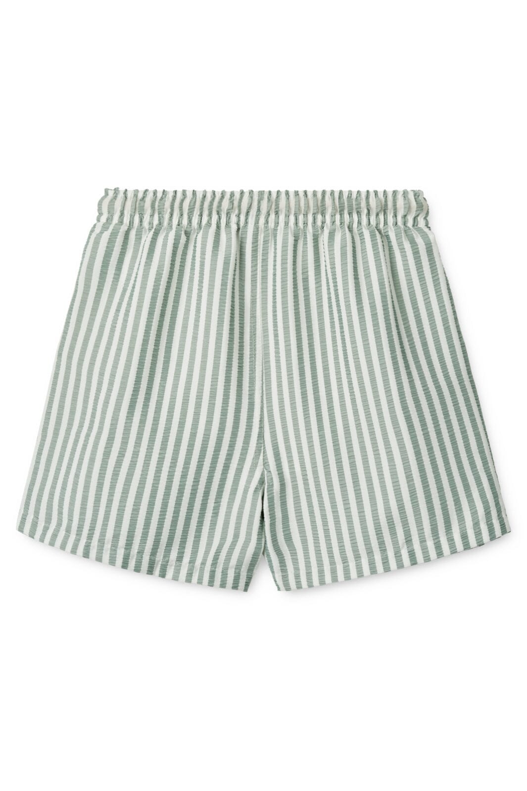 Liewood - Duke Stripe Board Shorts - Stripe Peppermint / Crisp White