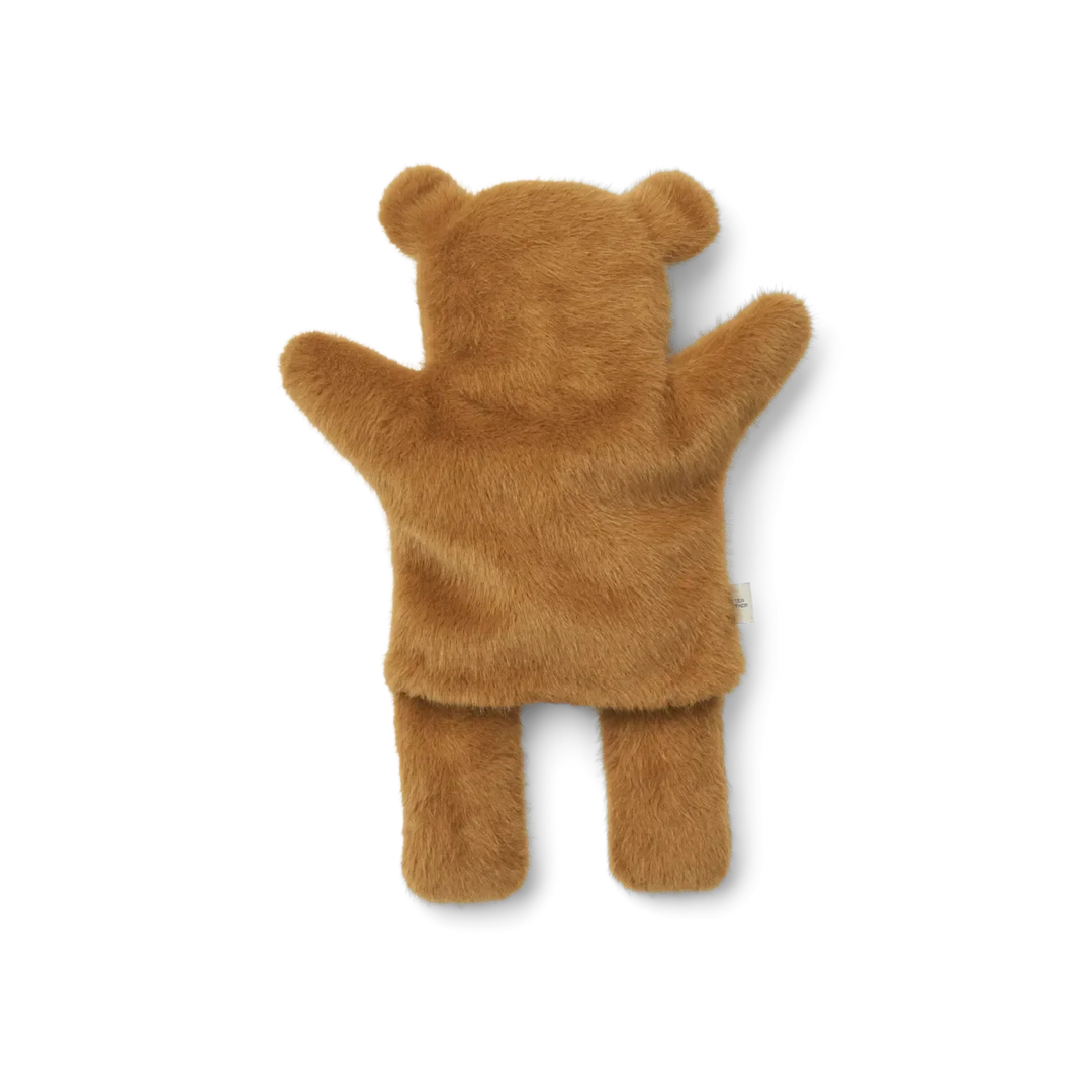 Liewood - Honor Bear Hand Puppet - Golden caramel
