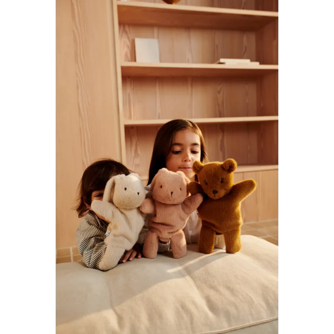 Liewood - Honor Bear Hand Puppet - Golden caramel