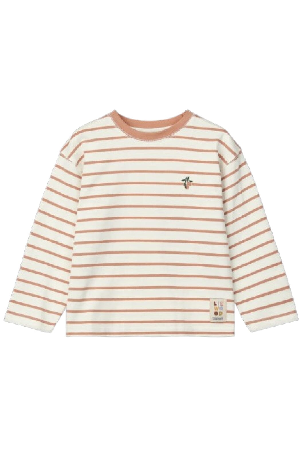 Liewood - Tyler Stripe Longsleeve T-shirt - Y/D stripe Tuscany rose / Creme de la creme