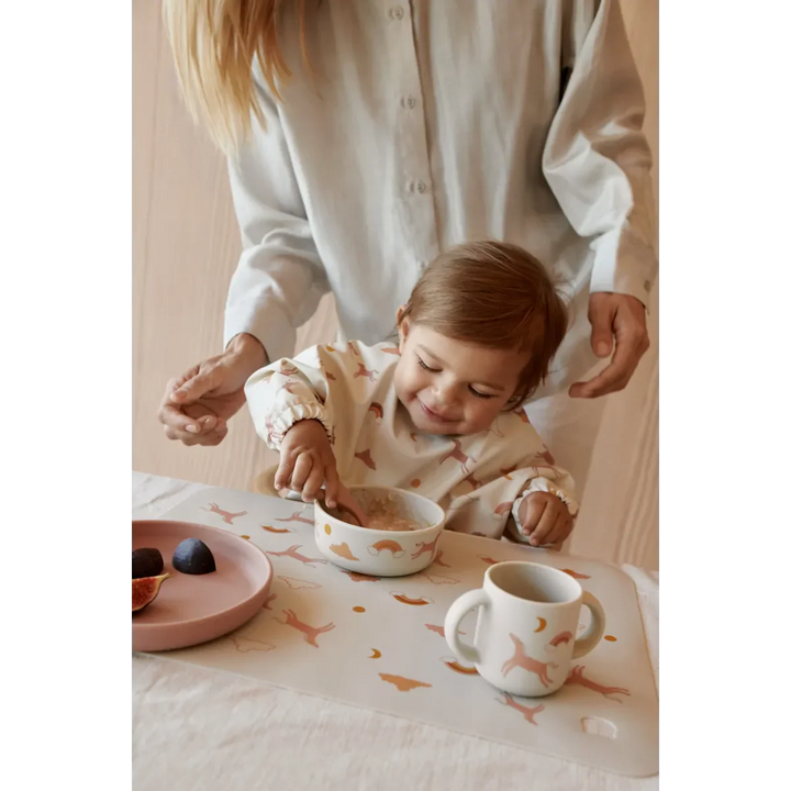 Liewood - Vivi Printed Tableware Set - Dream / Ecru