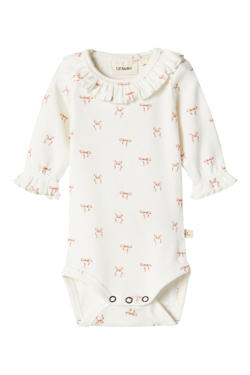 Lil' Atelier - Nbfgavo Ema Ls Slim Body Lil - 4671704 Coconut Milk