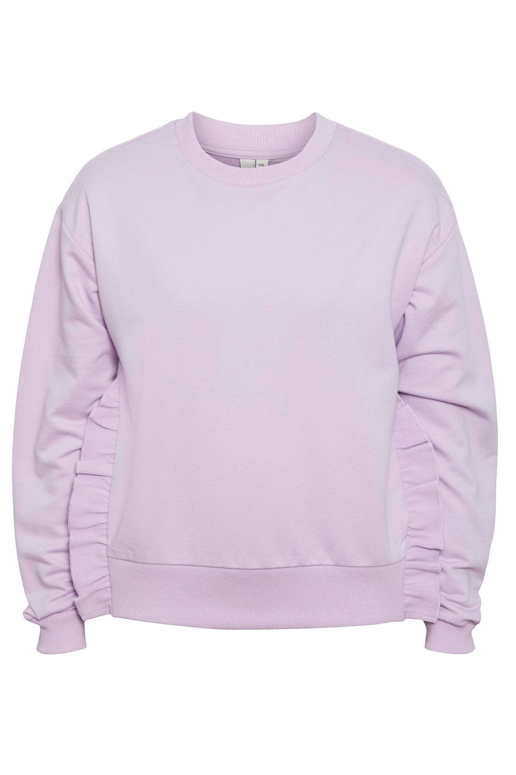 Little Pieces - Lpchilli Flounce Sweat Shirt - Lavendula