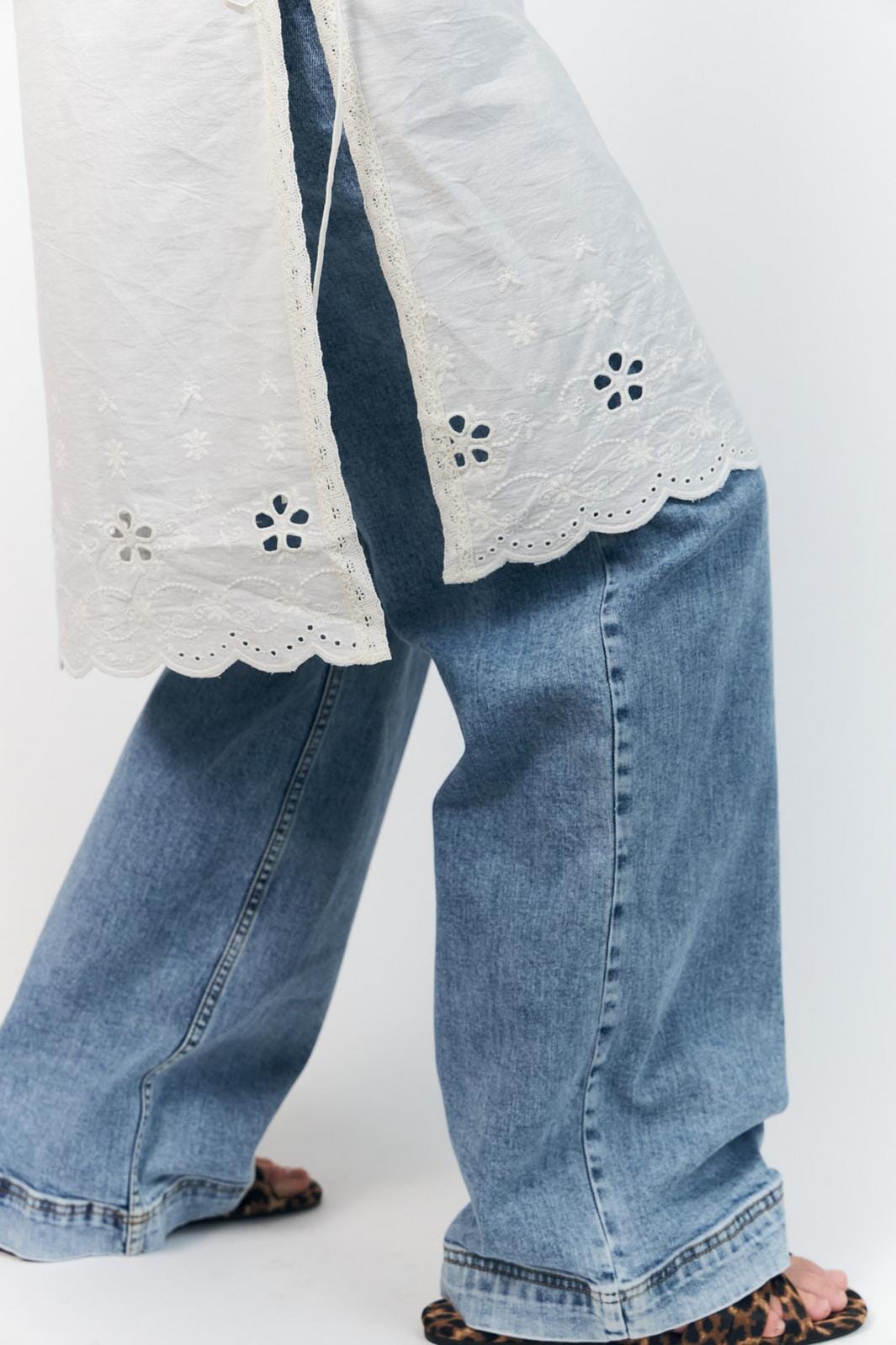 Lollys Laundry - Belloll Top Long Sl26291-1040 - 01 White