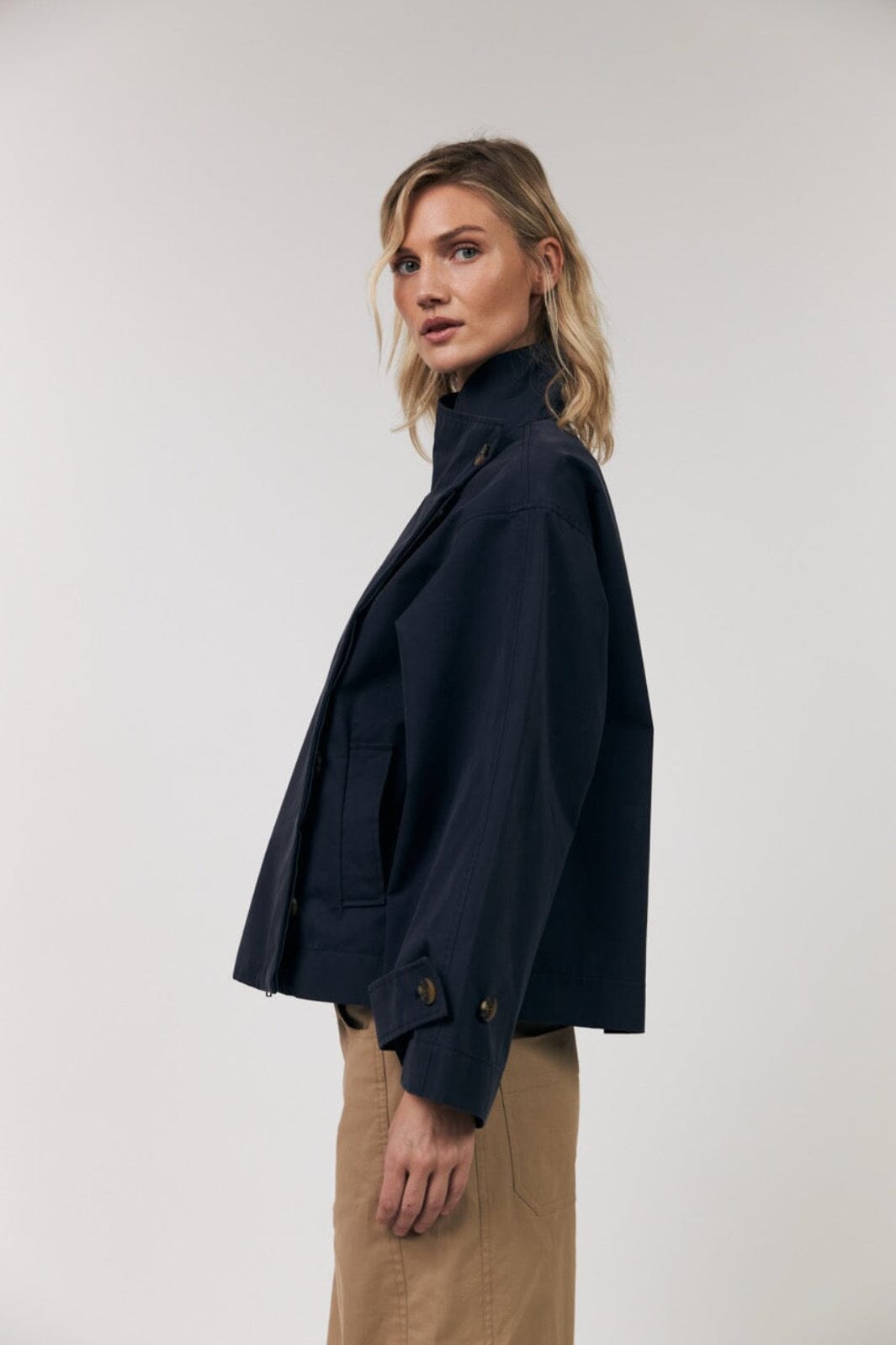 Lollys Laundry - Bulgariall Jacket Ls Ex00002-7000 - 27 Dark Navy Jakker 