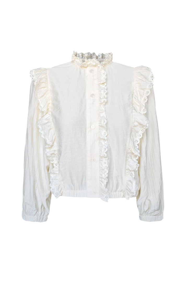 Lollys Laundry - Gracell Shirt 3/4 26574-1034 -  02 Creme