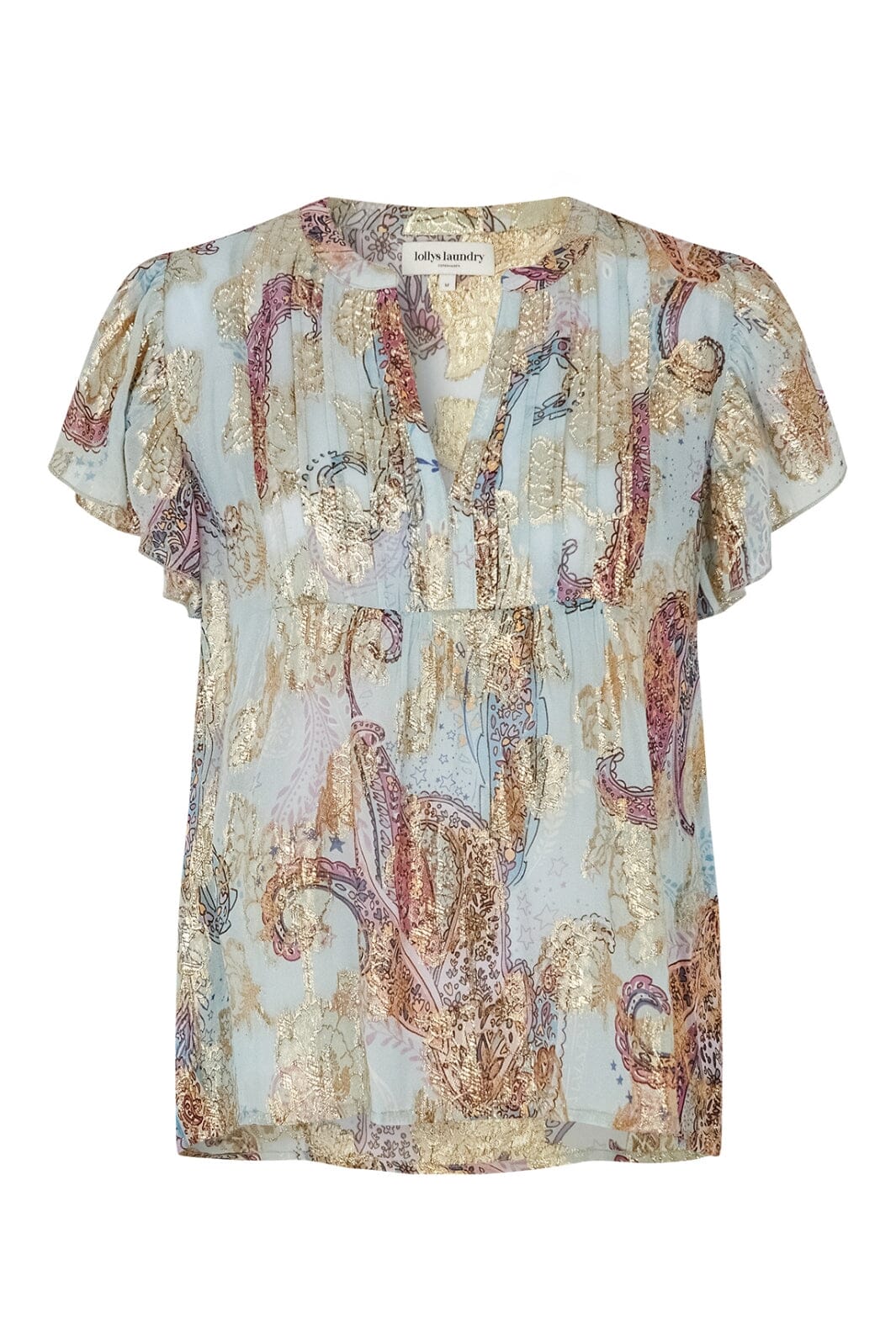 Lollys Laundry - IsabelLL Top SL - 22 Light Blue