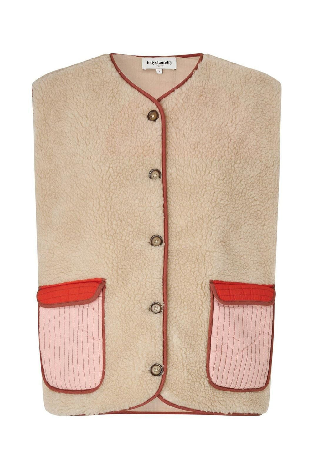 Lollys Laundry - Jacell Vest Sl25545-1013 - 04 Sand Veste 