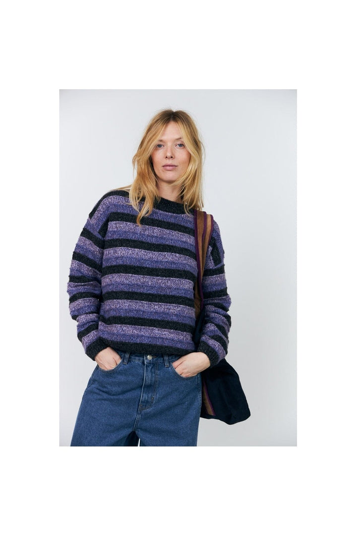 Lollys Laundry - Maciell Knit Jumper Ls 26413-5024 - 52 - Lavender