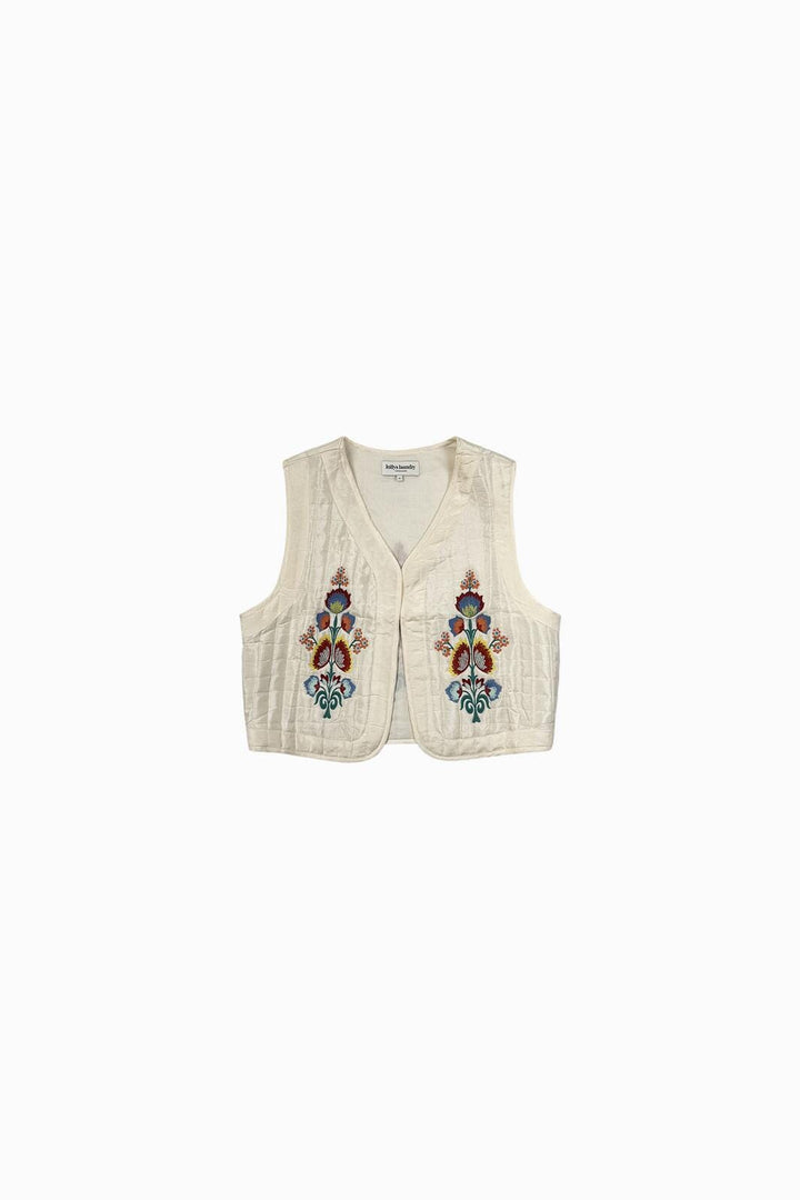 Lollys Laundry - Mistll Vest Sl26287-1035 - 02 Creme