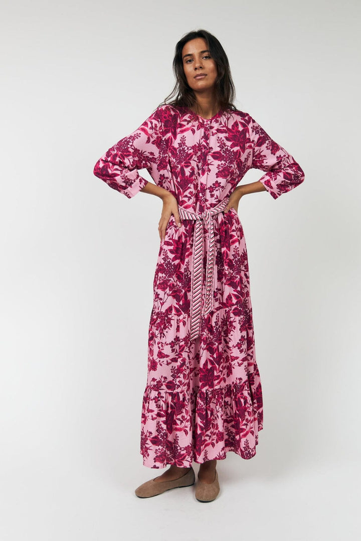 Lollys Laundry - Neell Maxi Dress 3/426117-3009 - 51 Pink Kjoler 
