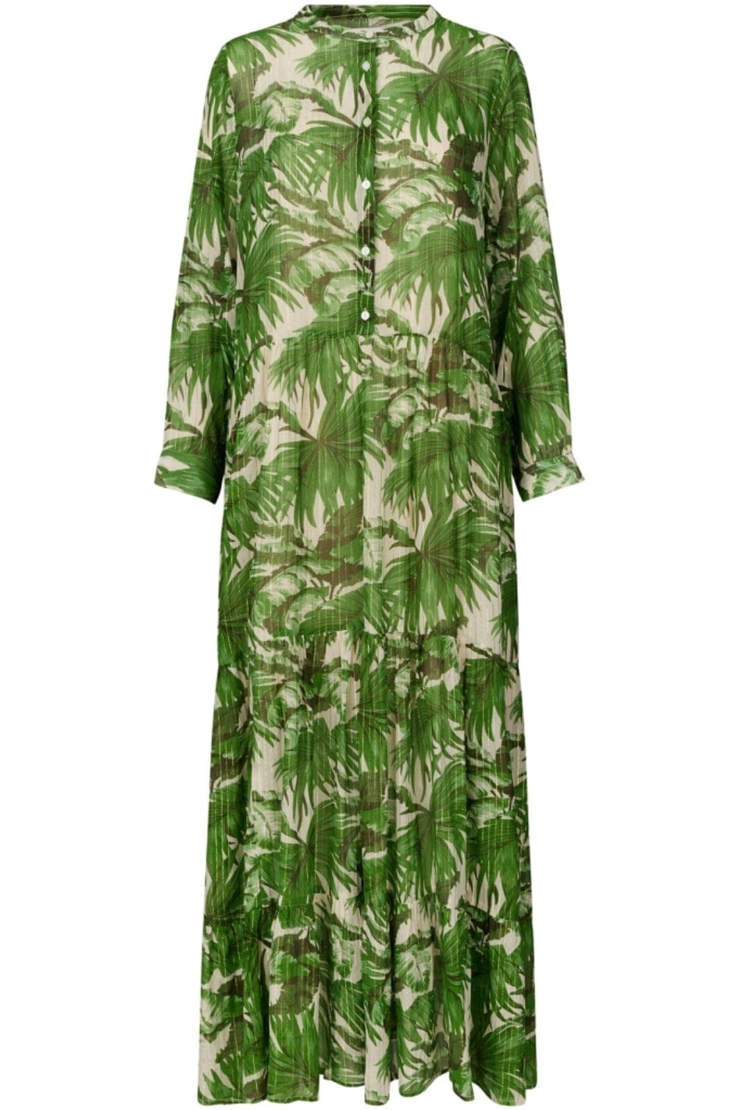 Lollys Laundry - NeeLL Maxi Dress LS - 40 Green