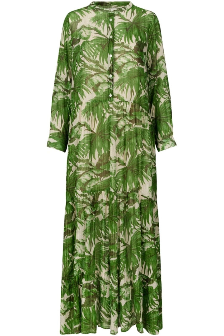 Lollys Laundry - NeeLL Maxi Dress LS - 40 Green