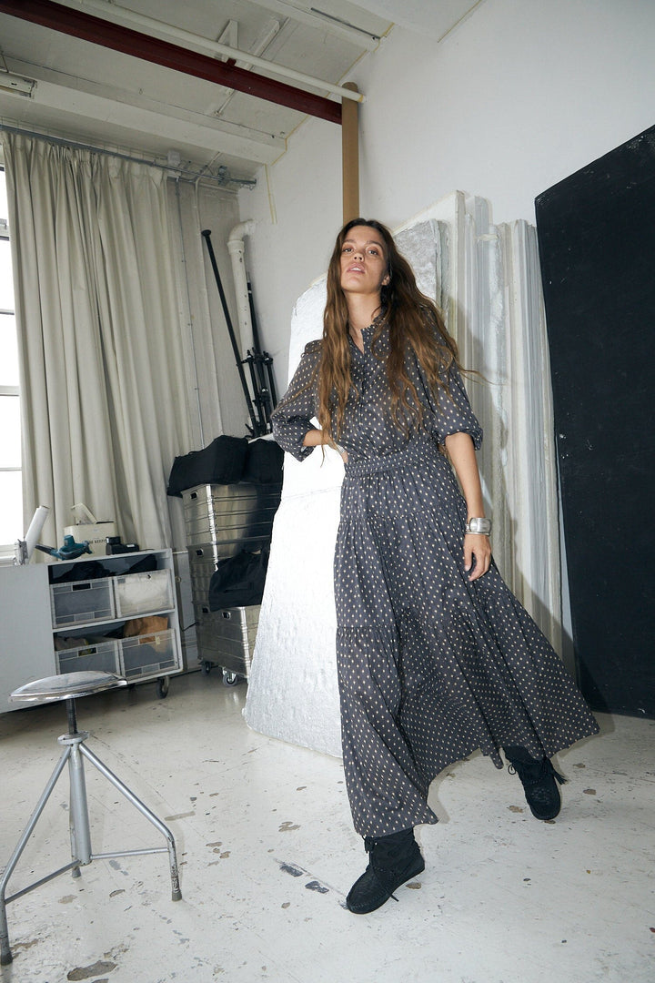 Lollys Laundry - Sagill Maxi Dress Ls25516-3001 - 23 Dark Blue Kjoler 