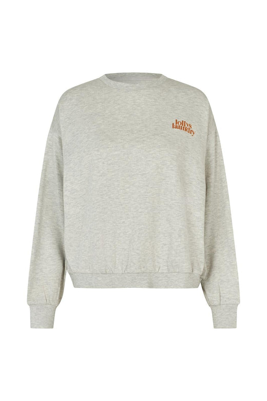 Lollys Laundry - Sydneyll Butterfly Sweatshirt Ls 26586-1039 -  13 Light Grey Melange
