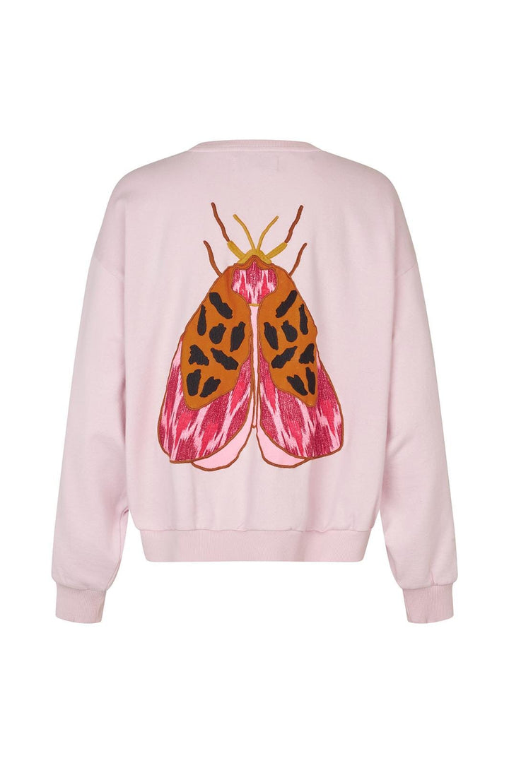 Lollys Laundry - Sydneyll Butterfly Sweatshirt Ls 26586-1039 -  84 Light Pink