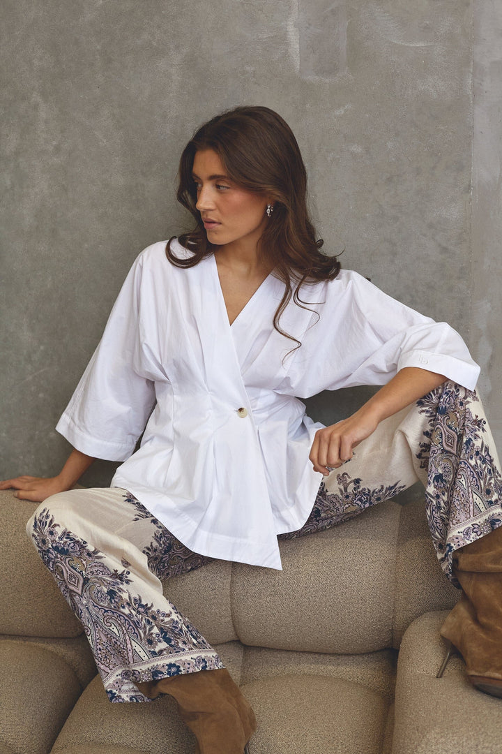 Love & Divine - Love1024-62 19893 - 802 - Champagne Paisley Bukser 