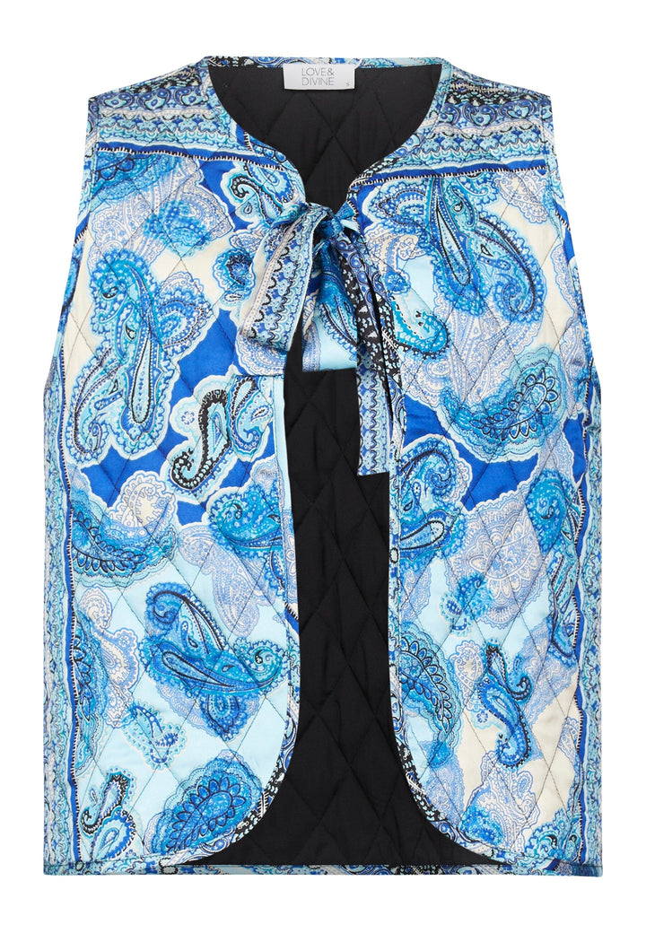 Love & Divine - Love1083-1 - 800 Blue Scarf Veste 