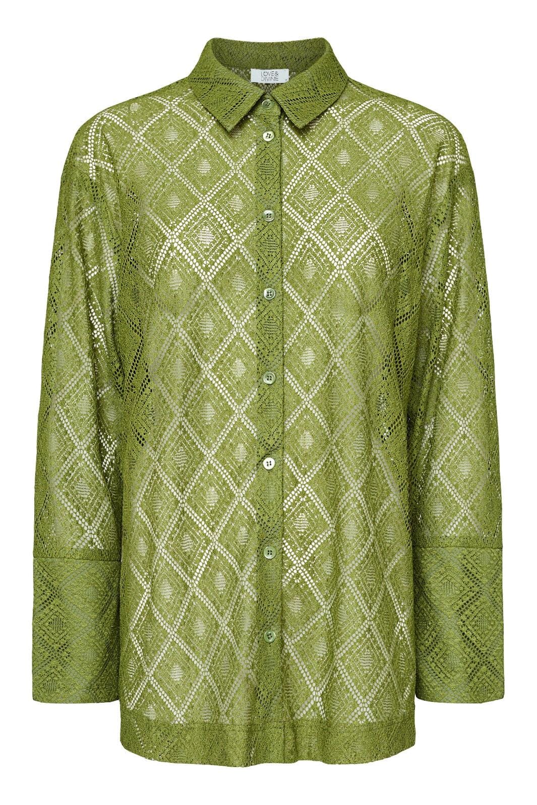 Love & Divine - Love1439 19318 - 330 - Lime Green Skjorter 