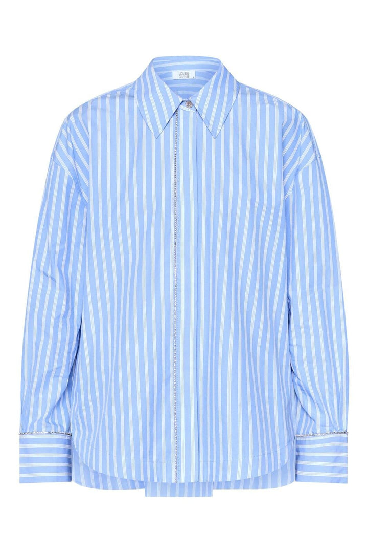 Love & Divine - Love1441 19325 - 831 - Blue Stripes Skjorter 