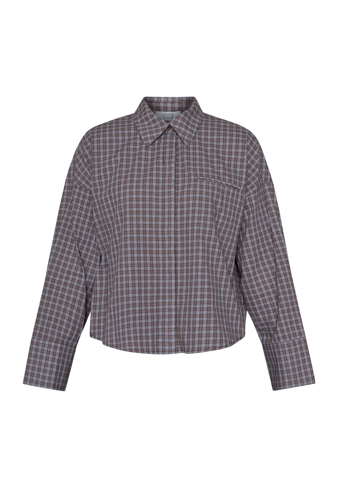 Love & Divine - Love1495 19593 - 841 - Brown Check Skjorter 