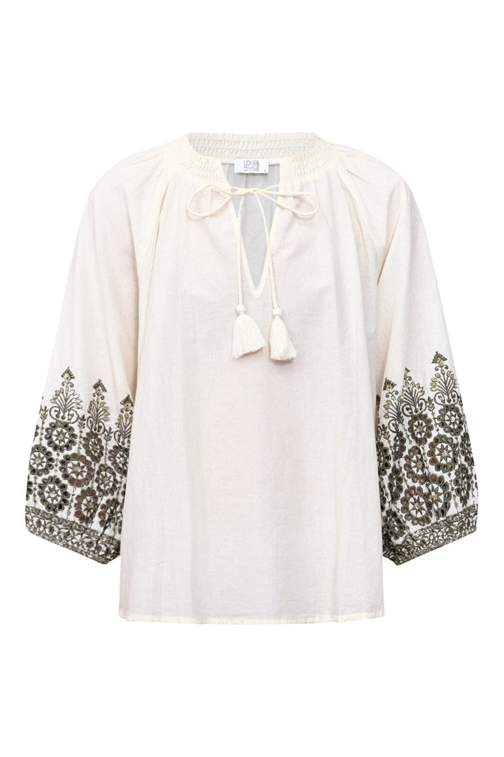 Love & Divine - Love1504 19634 - 116 - Cream/Khaki Bluser 