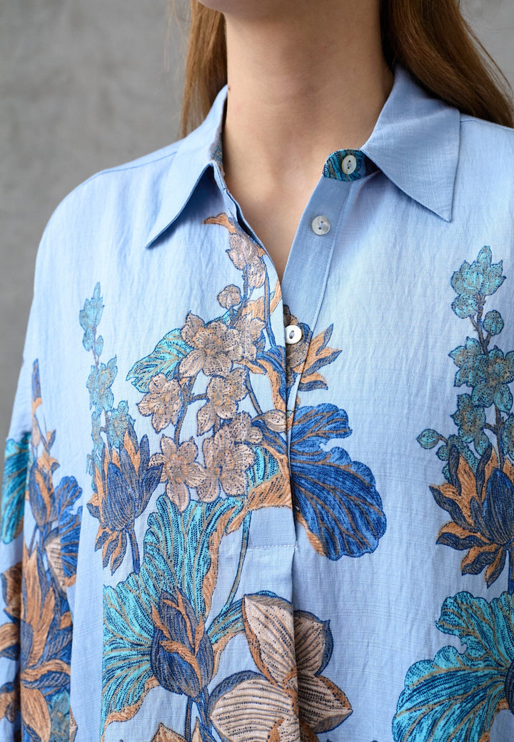 Love & Divine - Love1553 19965 - 804 - Blue Paisley Bluser 