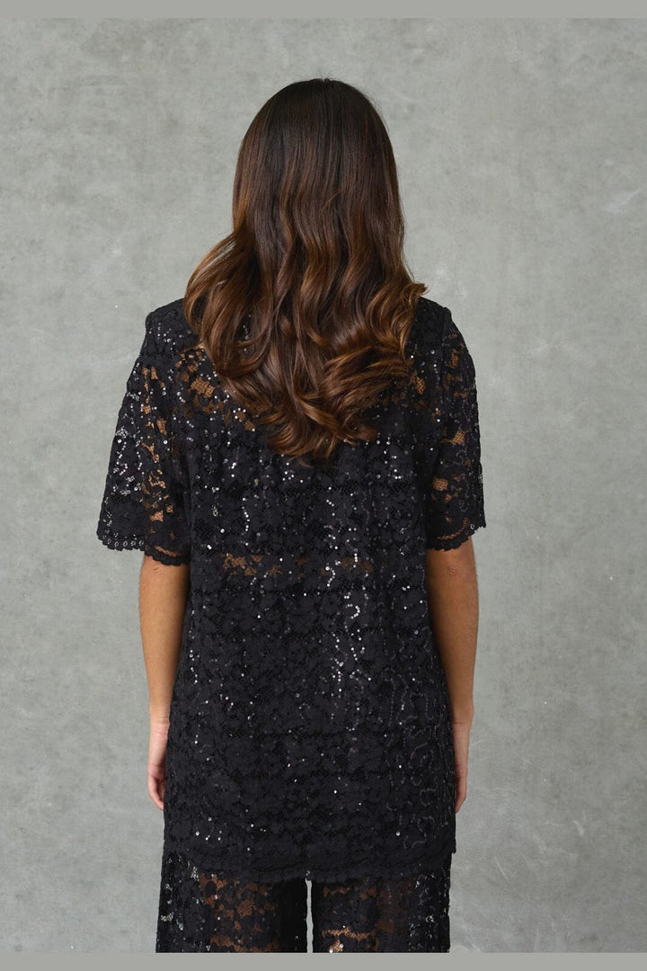 Love & Divine - Love1630 20239 - 001 - Black Lace Sequins