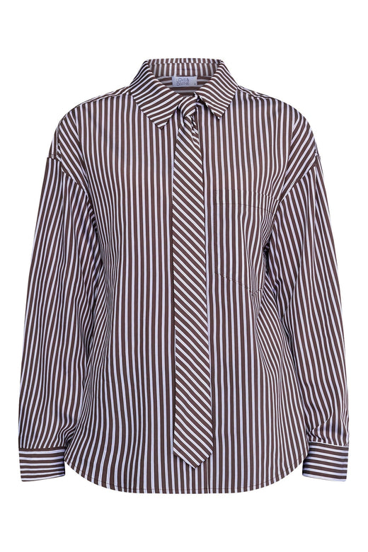 Love & Divine - Love1663 20427 - 832 - Brown Stripe Skjorter 