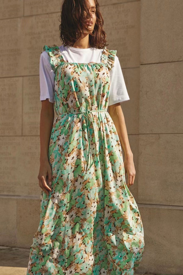 Love & Divine - Love808 - Green Flower Kjoler 