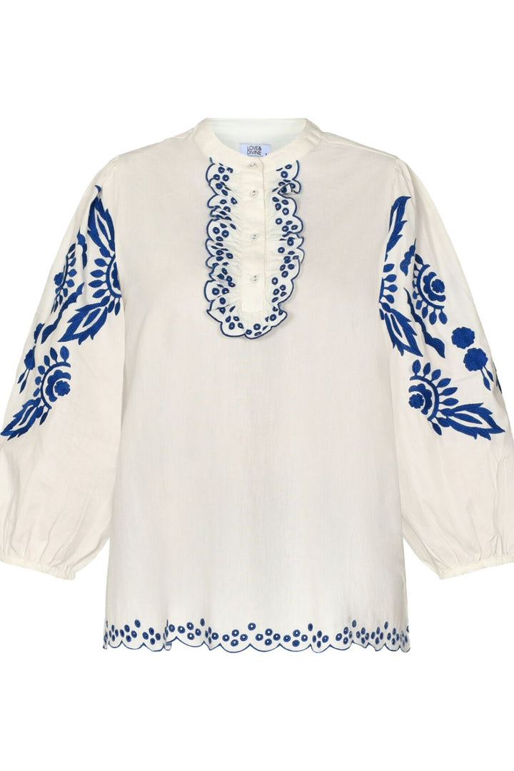 Love & Divine - Love968 - 802 Cream/Blue