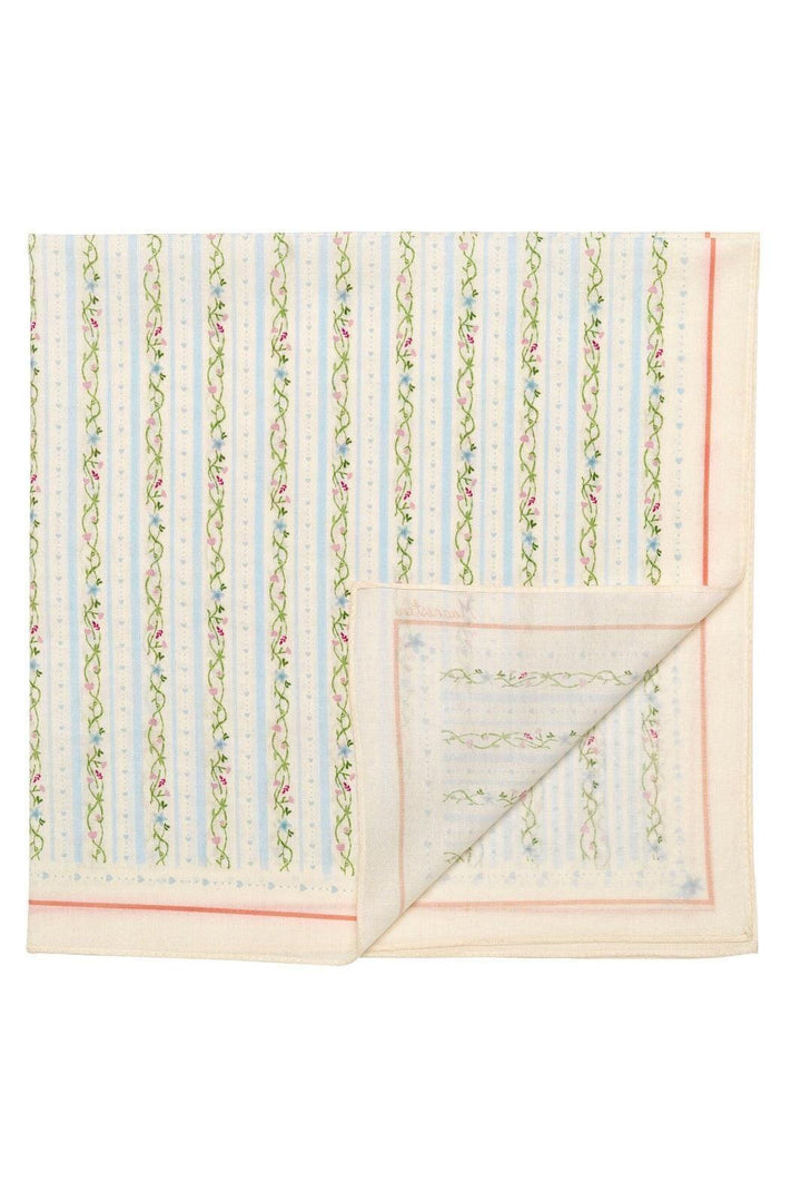 Maanesten - Alina Scarf Summer Stripes Blue - 4211 Tørklæder 