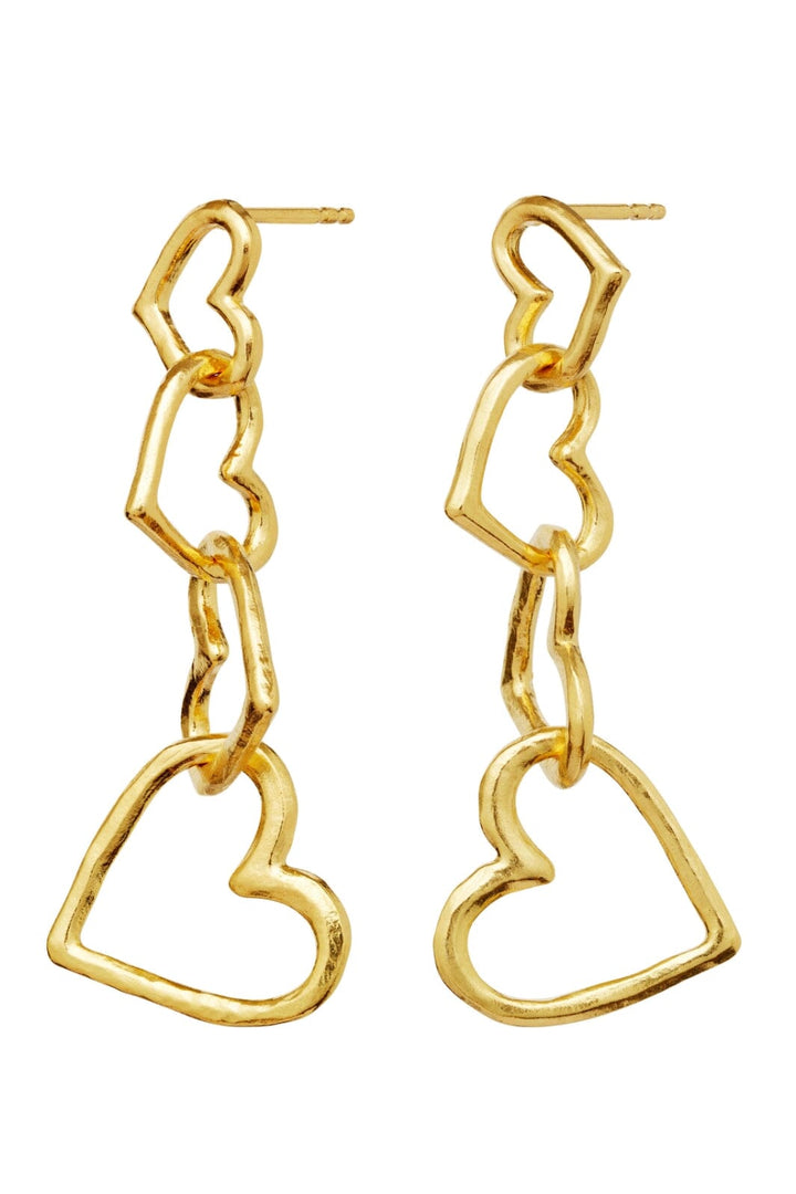 Maanesten - Bonnie Earrings 9958a - 18 Ct Gold Plated 925 Sterling Silver