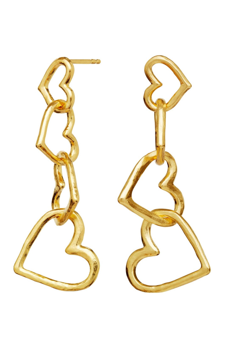Maanesten - Bonnie Earrings 9958a - 18 Ct Gold Plated 925 Sterling Silver